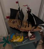 Playmobil piratenschip + eiland,haai,krokodil, vlot, piraten, Hobby en Vrije tijd, Modelbouw | Boten en Schepen, Ophalen of Verzenden