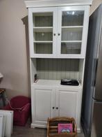 Leuke witte kast vitrinekast buffetkast, Ophalen, Gebruikt, 25 tot 50 cm, 150 tot 200 cm