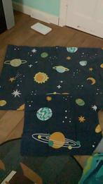 Dekbed overtrek ruimte/planeten, Dekbedovertrek, Ophalen of Verzenden, Zo goed als nieuw, Jongetje of Meisje