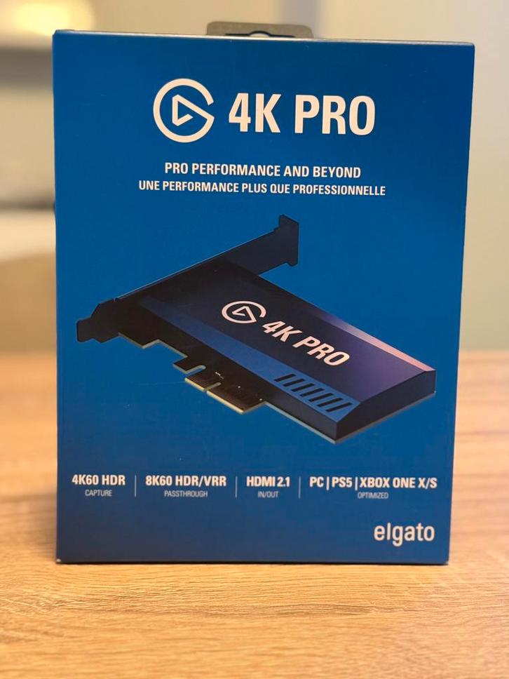 Elgato 4K Pro - Game capture card., Computers en Software, Capture cards, Nieuw, Ophalen of Verzenden
