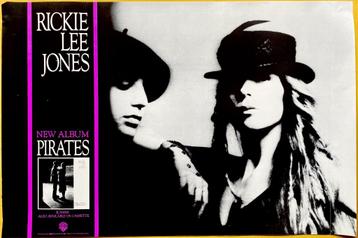 Promo Poster Ricky Lee Jones PIRATES.  beschikbaar voor biedingen
