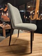 Stoel Ginny metalen frame noten kleur, Huis en Inrichting, Stoelen, Overige kleuren, Nieuw, Ophalen of Verzenden, Stof