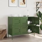 Dressoir Olijfgroen (nieuw), Huis en Inrichting, Kasten | Dressoirs, Ophalen, Met deur(en), 100 tot 150 cm, Nieuw