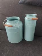 2 keer bussen vazen ikea socker zgan, Ophalen of Verzenden, Zo goed als nieuw, Rond, Minder dan 25 cm
