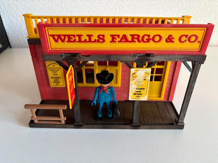 Playmobil 3431 Wells Fargo (Vintage), Kinderen en Baby's, Speelgoed | Playmobil, Zo goed als nieuw, Ophalen of Verzenden