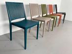 122x Kunststof Stapelstoelen Kantinestoelen Nieuw, Ophalen, Kunststof, Blauw, Nieuw
