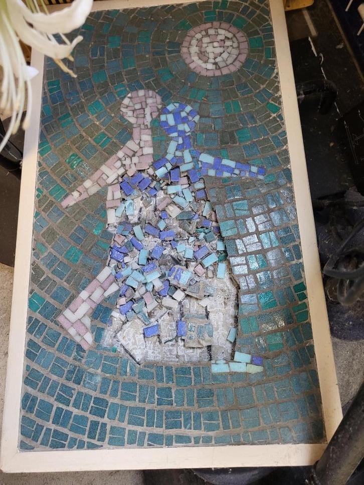 gratis afhalen kunst mozaïek, Antiek en Kunst, Kunst | Overige Kunst, Ophalen of Verzenden