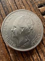 Te koop een prachtige 2,5 gulden 1943 Wilhelmina, Zilver, 2½ gulden, Koningin Wilhelmina, Ophalen of Verzenden