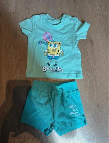 SpongeBob Kleding Set Maat 56 beschikbaar voor biedingen