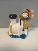 Vintage clown spaarpot, trein (keramiek),12,5 cm hoog, Verzamelen, Ophalen of Verzenden, Zo goed als nieuw