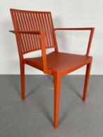 4x Kantinestoelen Stapelstoelen Nieuw Steenrood, Ophalen, Blauw, Nieuw, X