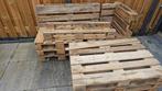 Palletbank hoekopstelling, Huis en Inrichting, Ophalen, 250 tot 300 cm, Gebruikt, Country