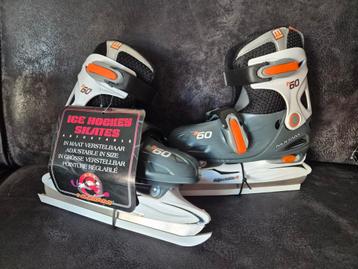 Nieuwe Nijdam IJshockeyschaatsen, verstelbaar maat 27-30 beschikbaar voor biedingen