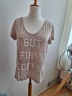 Linnen look dames shirt maat S met katoen, Only, Beige, Ophalen of Verzenden, Zo goed als nieuw