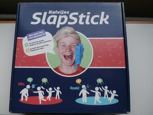 Kalvijns slapstick + het dilemma spel + identity games + 5,-, Hobby en Vrije tijd, Gezelschapsspellen | Overige, Zo goed als nieuw