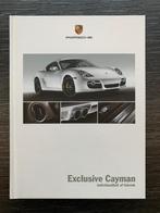 Nederlandse brochure Porsche Cayman 987 Exclusive 2007, Nieuw, Porsche, Ophalen of Verzenden, Porsche