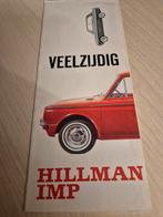 Jaren 60 Nederlands Hillman IMP brochure in mooie staat, Ophalen of Verzenden, Zo goed als nieuw, Overige merken