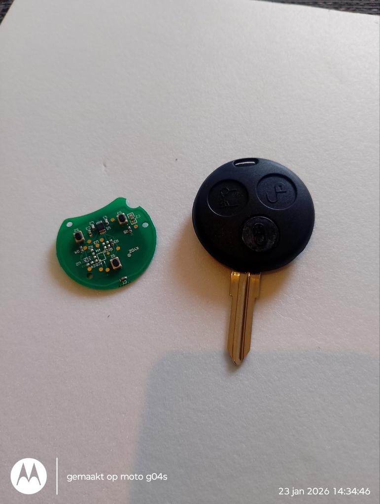 Smart Fortwo  450 autosleutel nieuw, Verzenden