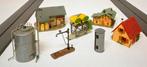 Diverse huisjes en gebouwen voor modelspoor HO, Overige merken, Gebruikt, Gelijkstroom of Wisselstroom, Brug, Tunnel of Gebouw