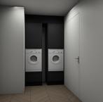 2 Wasmachinekasten - Handgemaakt, Ophalen, Mooier Wonen, 200 cm of meer, Zwart