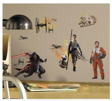 15 Star Wars muurstickers Roommates *NIEUW IN VERPAKKING* beschikbaar voor biedingen
