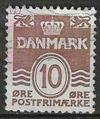 Denemarken 1933/1940 - Yvert 213A - Waarde onder kroon (ST), Postzegels en Munten, Postzegels | Europa | Scandinavië, Verzenden