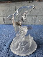 Te koop frans kristallen dolfijn, Antiek en Kunst, Antiek | Glas en Kristal, Ophalen of Verzenden