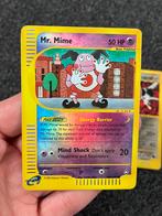 Pokémon Mr. mime Rev. Holo - Aquapolis #95b Played, Ophalen of Verzenden, Zo goed als nieuw, Losse kaart, Foil