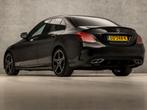Mercedes-Benz C-Klasse 180 AMG Sport 157Pk Automaat (APPLE C, Auto's, Automaat, Leder en Stof, Zwart, Bedrijf
