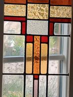 Mooi glas in lood raam afhalen voor 45 euro, Antiek en Kunst, Antiek | Glas en Kristal, Ophalen