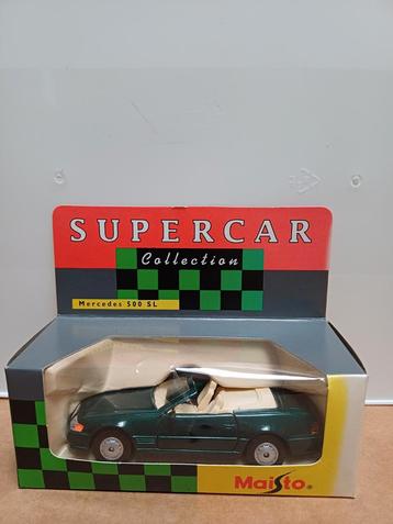 Mercedes 500SL Maisto 1:43 in OVP beschikbaar voor biedingen
