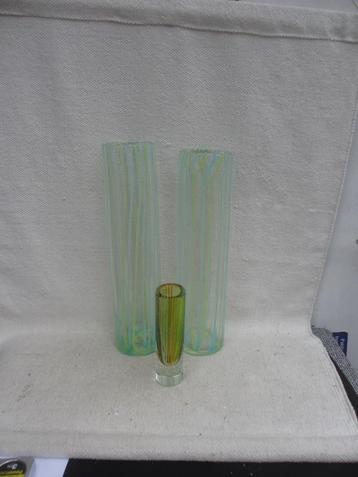 3x Dino Martens stijl vazen Murano glas beschikbaar voor biedingen