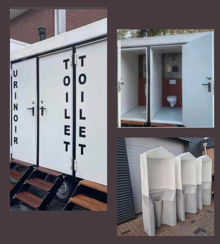 Toilet en Doucheverhuur, Hobby en Vrije tijd, Feestartikelen | Verhuur, Zo goed als nieuw, Overige, Verzenden
