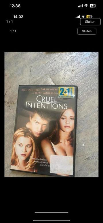 Cruel Intentions DVD - Drama beschikbaar voor biedingen