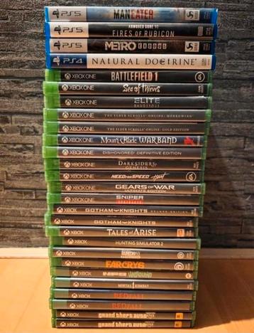 Playstation xbox games beschikbaar voor biedingen