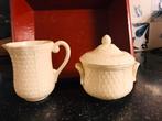 GIEN  pont aux choux, grain de riz suikerpot en melkkan, Huis en Inrichting, Keuken | Servies, Ophalen of Verzenden, Zo goed als nieuw