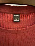 Rode Shein Jurk - Maat M, Gedragen, Boven de knie, Rood, Ophalen