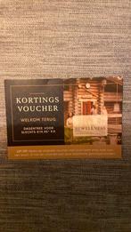 Kortingsbonnen sauna, Tickets en Kaartjes, Drie personen of meer, Kortingsbon, Spa of Sauna