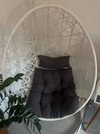 Hangstoel te koop ivm verhuizing, Huis en Inrichting, Stoelen, Ophalen, Gebruikt, Wit, Metaal