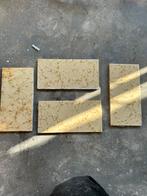 Antieke Tegel uit de jaren 30 (geel/oker), Ophalen, Gebruikt, Minder dan 20 cm, 20 tot 40 cm