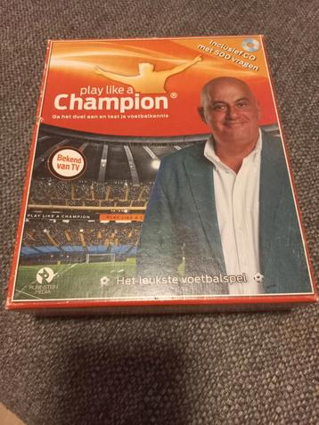 Play Like a Champion Voetbalspel beschikbaar voor biedingen