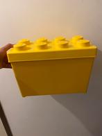 Lego opbergdoos geel, Ophalen of Verzenden, Zo goed als nieuw