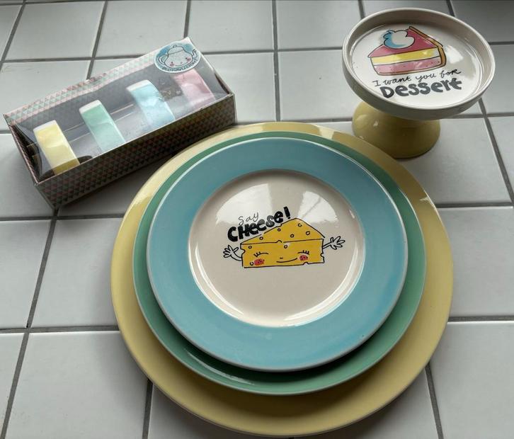 Blond Amsterdam Servies Set Blondelicious, Huis en Inrichting, Keuken | Servies, Nieuw, Bord(en), Blond Amsterdam, Aardewerk, Ophalen of Verzenden
