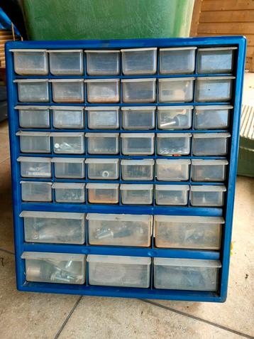 Voorraadkastje met bakjes - 37x43x16 cm beschikbaar voor biedingen