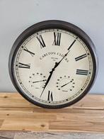 Carlton klok diameter 50 cm, Ophalen of Verzenden, Zo goed als nieuw, Analoog, Wandklok