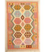 300x197cm Mooie handgeweven Kelim vloerkleed wollen oosterse, Ophalen of Verzenden