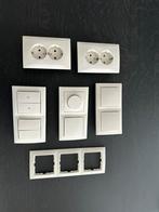 Berker schakelmateriaal zonwering schakelaar wandcontactdoos, Ophalen, Gebruikt, Stopcontact