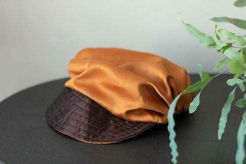 Nieuwe pet, hoed, fiddler paperboy model oker, donker bruin, Kleding | Dames, Hoeden en Petten, Nieuw, Pet, One size fits all