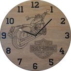 Themaklok met een Harley Davidson motor als thema, Ophalen of Verzenden, Nieuw, Wandklok