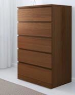 MALM Ladekast 6 lades, bruin, 80x123 cm, Huis en Inrichting, Kasten | Ladekasten, Ophalen, Gebruikt, 5 laden of meer, 100 tot 150 cm